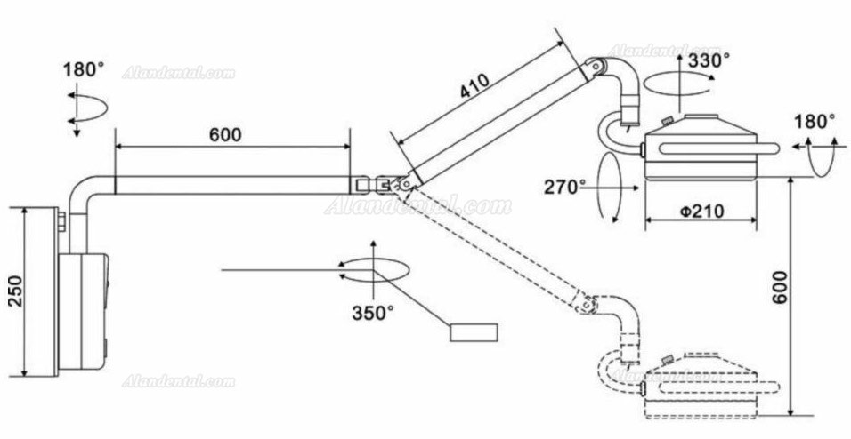  KWS® 36W Hanging Surgical Lights KD-202D-3B