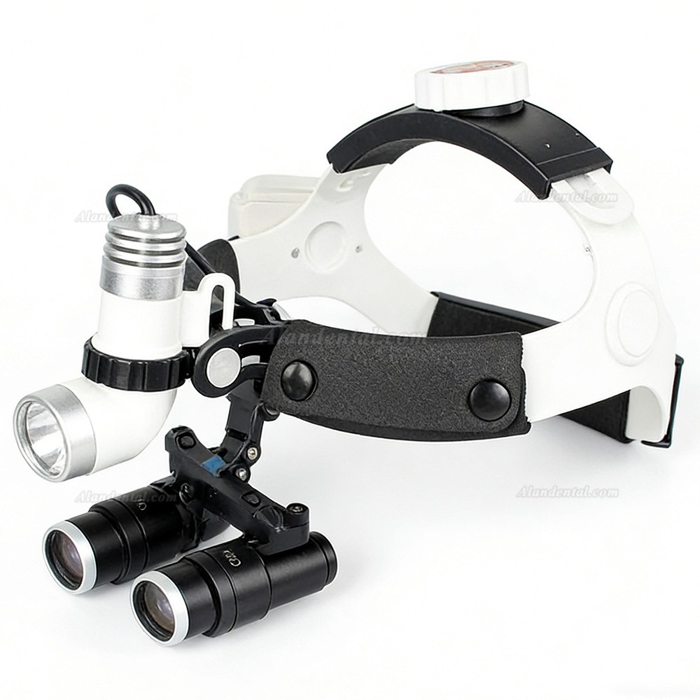KWS 4.0X Dental Binocular Loupes + KWS KD-203AY-4 3W LED Medical ...