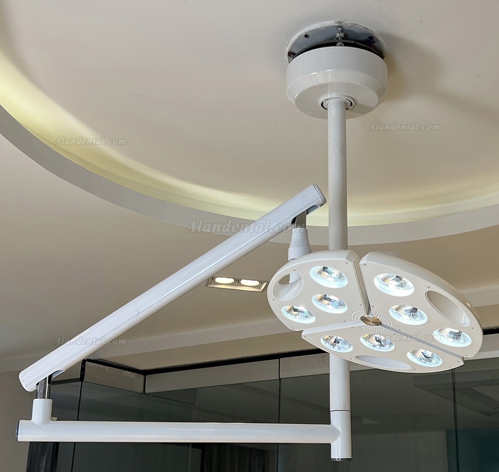 KWS KD-2012D-5 90W LED Dental Surgical Light Ceiling-Mounted Shadowless ...