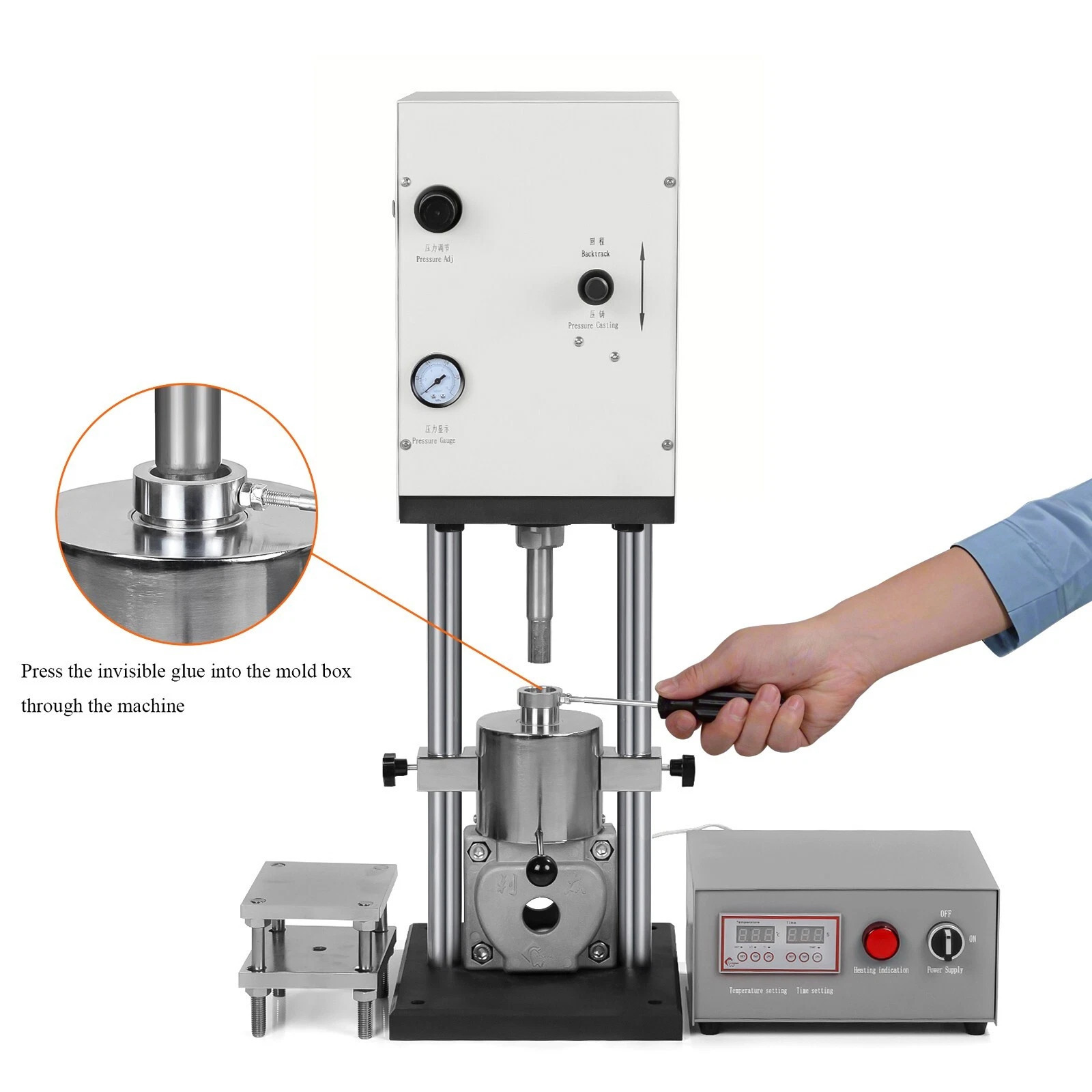 LIZHONG LZYX-IV Dental Lab Pneumatic Denture Injection System/ Flexible Denture Injector Machine