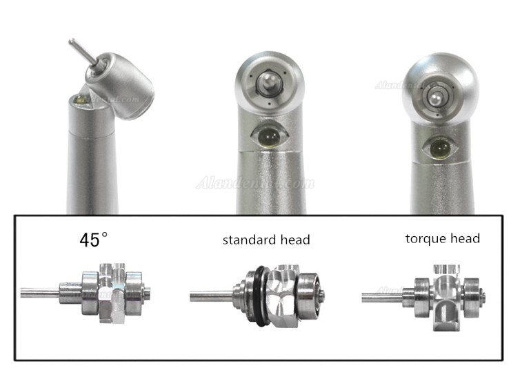 LY® All-Functional Dental High Speed Push Button LED Handpiece Air Turbine Instruments Kit 4 Holes