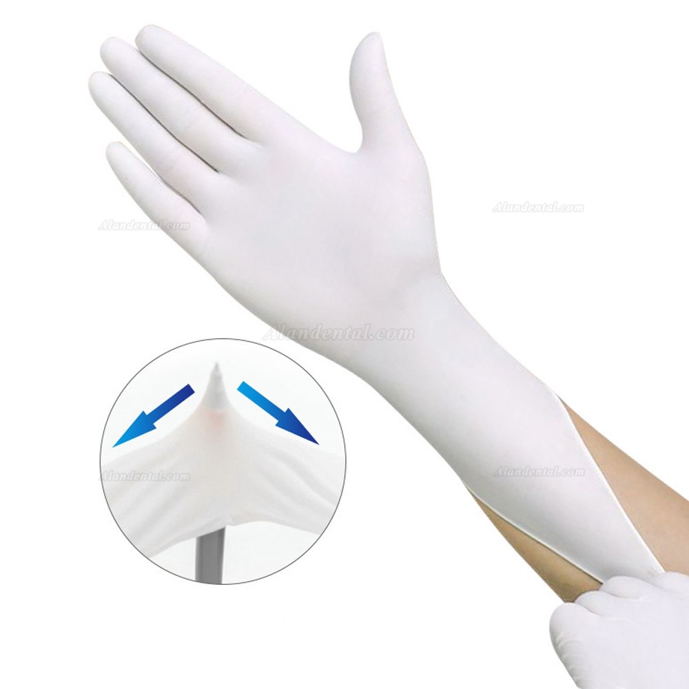 100pcs/lot Disposable Latex Medical Gloves Universal Cleaning Work Finger Gloves Latex Protective Home Food