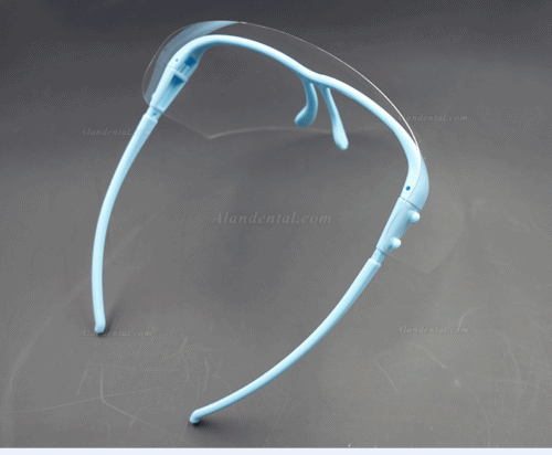 Dental Adjustable Detachable Face Shield With 10 Detachable Visors