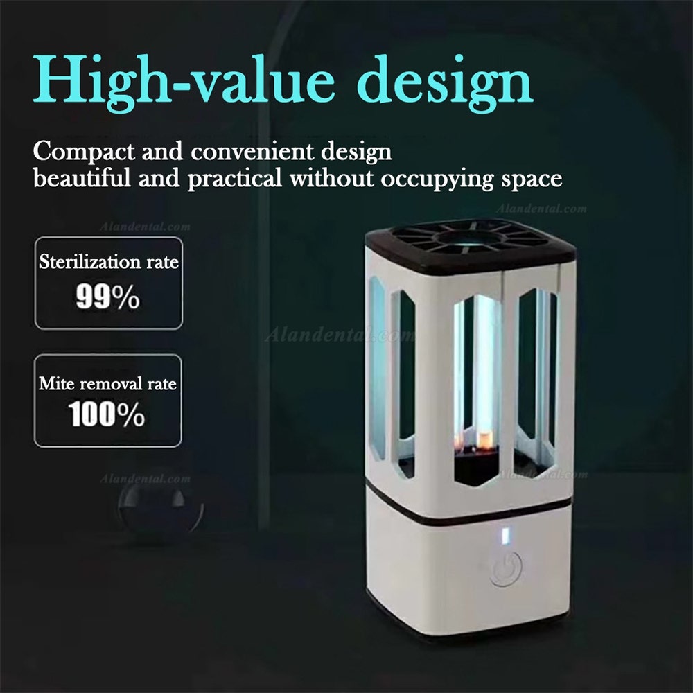 New Rechargeable Mini UV Disinfection Lamp Sterilization Light for Car Household