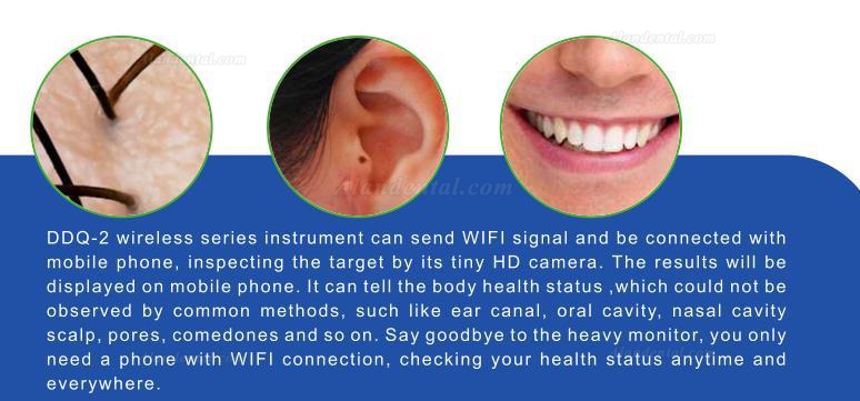 2017 Mini WiFi HD Oral Camera Wireless Dental Intraoral 1 MP For Phone Windows PC