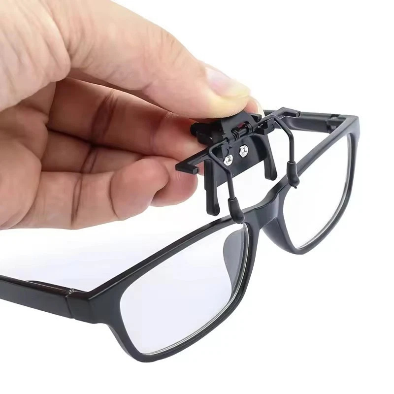 2Pcs Mount Clip for Eyeglasses Medical Binocular Magnifier Loupes