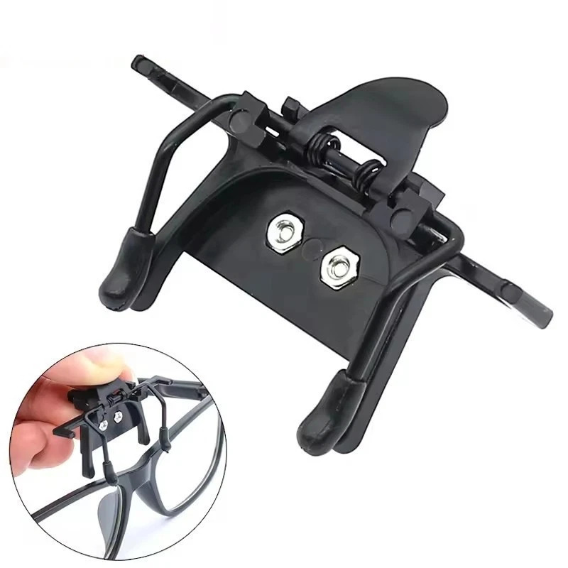 2Pcs Mount Clip for Eyeglasses Medical Binocular Magnifier Loupes