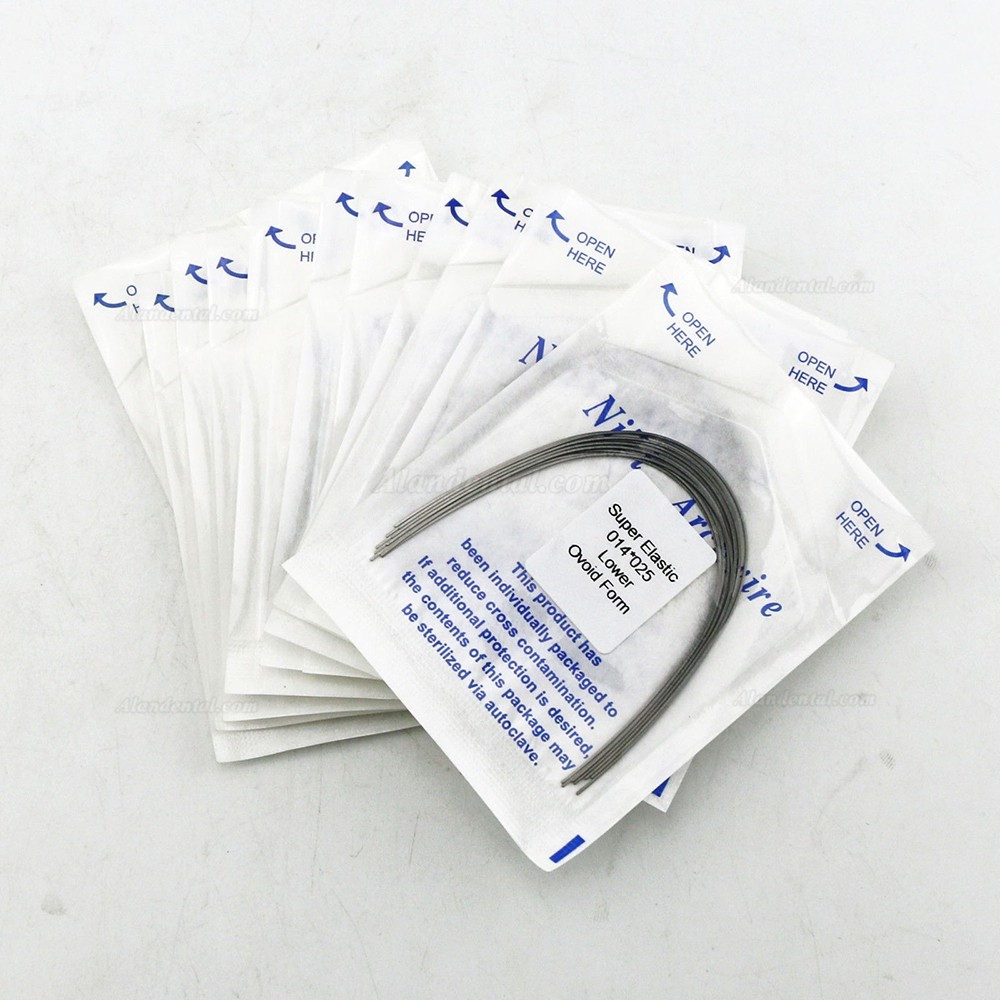 SANDENT Orthodontic Super Elastic Niti Round Arch Wire - Ovoid/Nature Form - Dental Lab Supplies