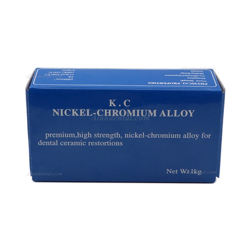 1Kg Dental Nickel Chromium Alloy Containing Beryllium (NP31 Lab Soft Ceramic Alloy - Non Precious)
