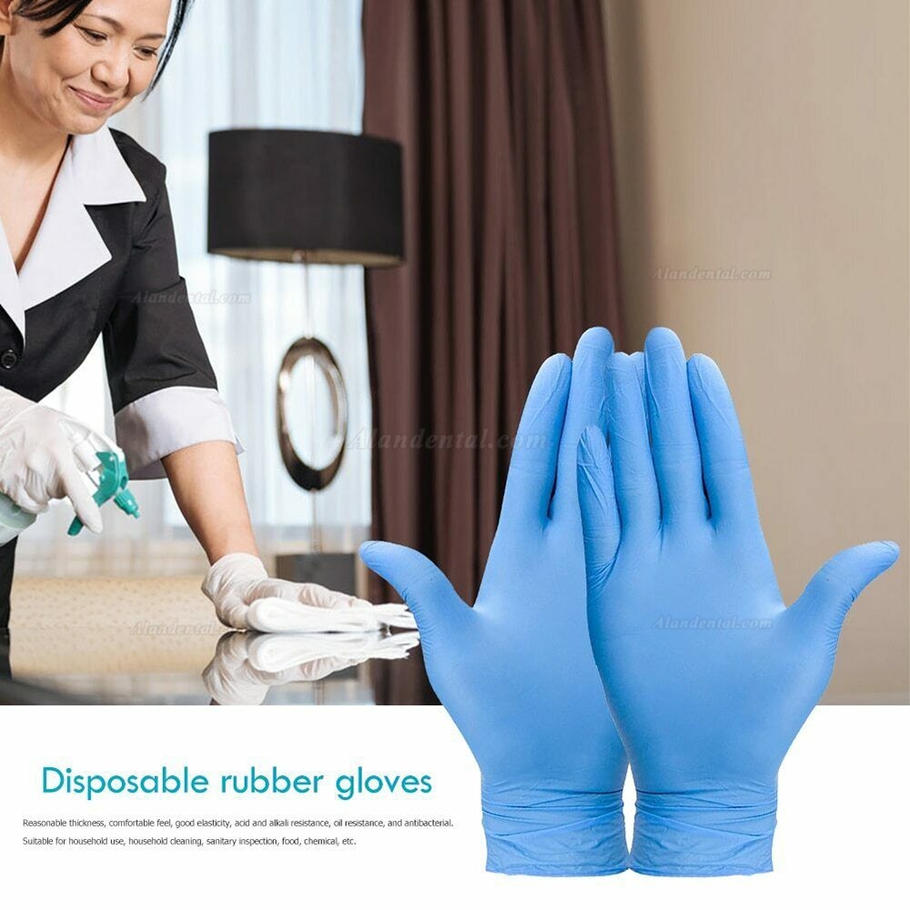 100Pcs/Box Disposable Nitrile Gloves Waterproof Exam Gloves Ambidextrous For Medical House Gloves Nitrile guantes nitrilo