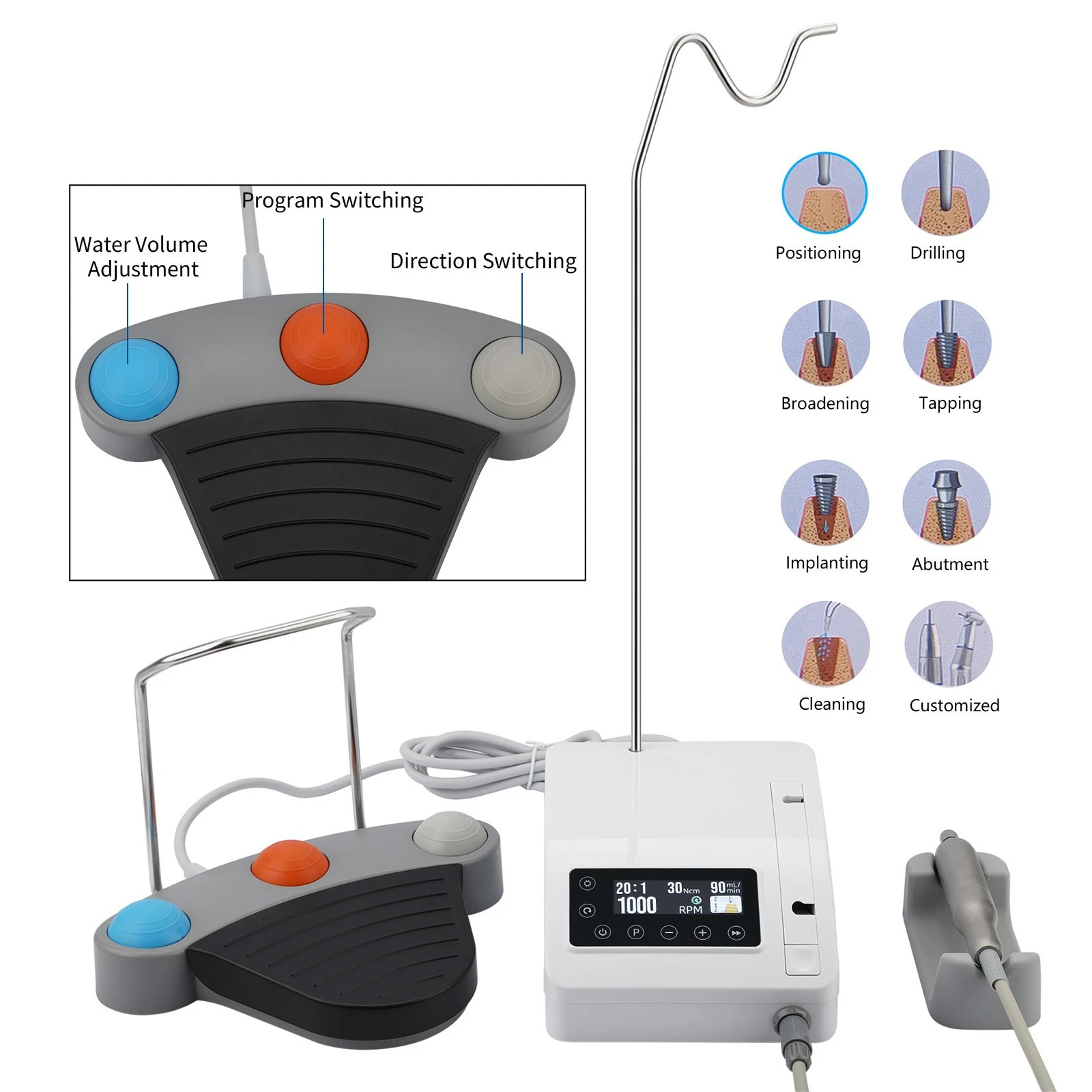 PLH PLH‑VM3 Dental Implant System Surgical Brushless Motor