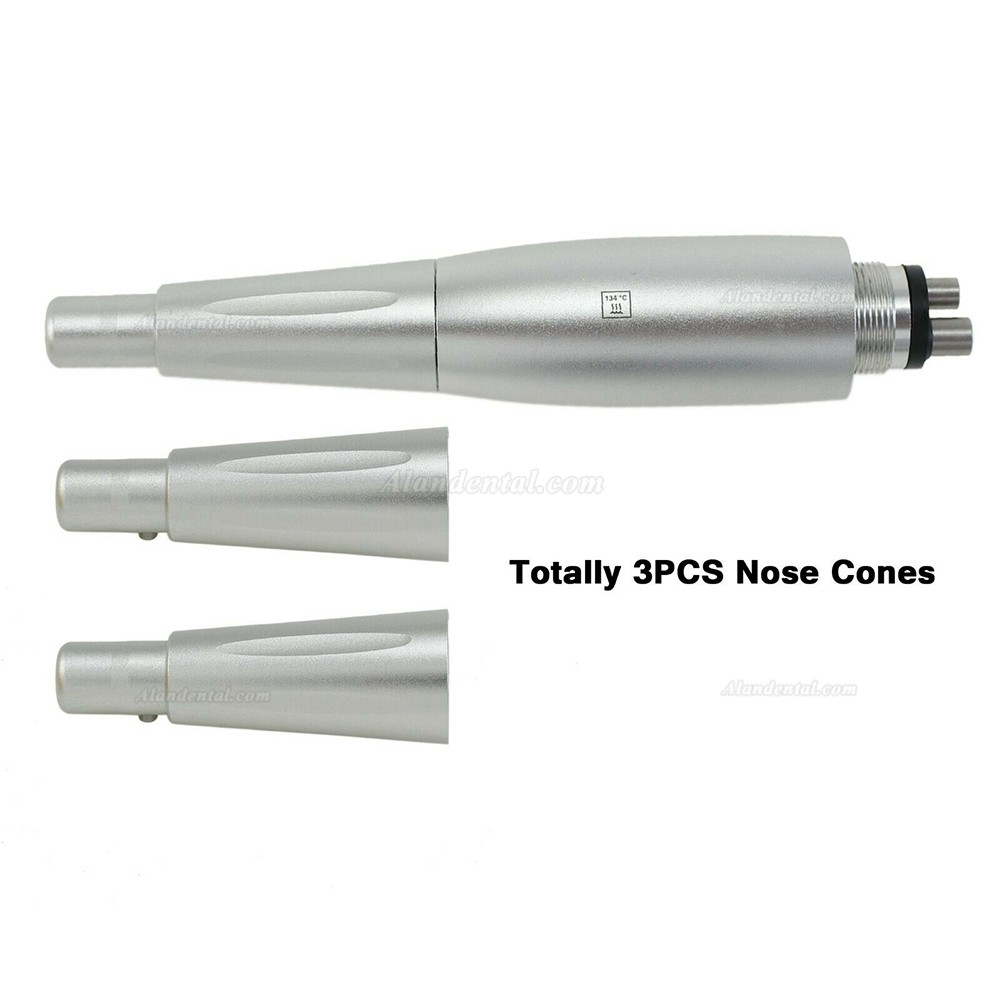 Dental Hygiene Prophy Handpiece Air Motor 4 Holes With 3 Nose Cones Kit
