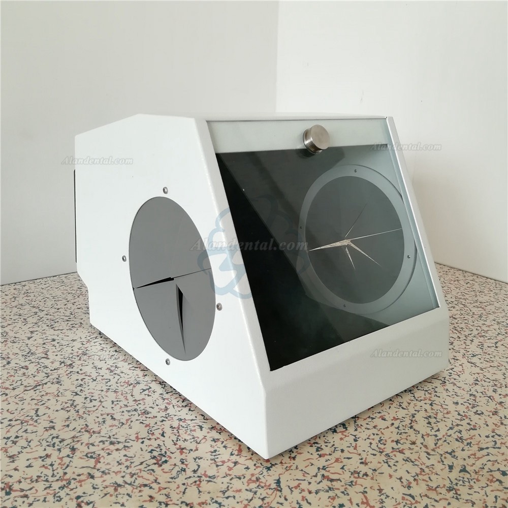 Dental Grinding Polishing Box Lapping Protector Sandblasting Dental Sandblaster Dust Collector