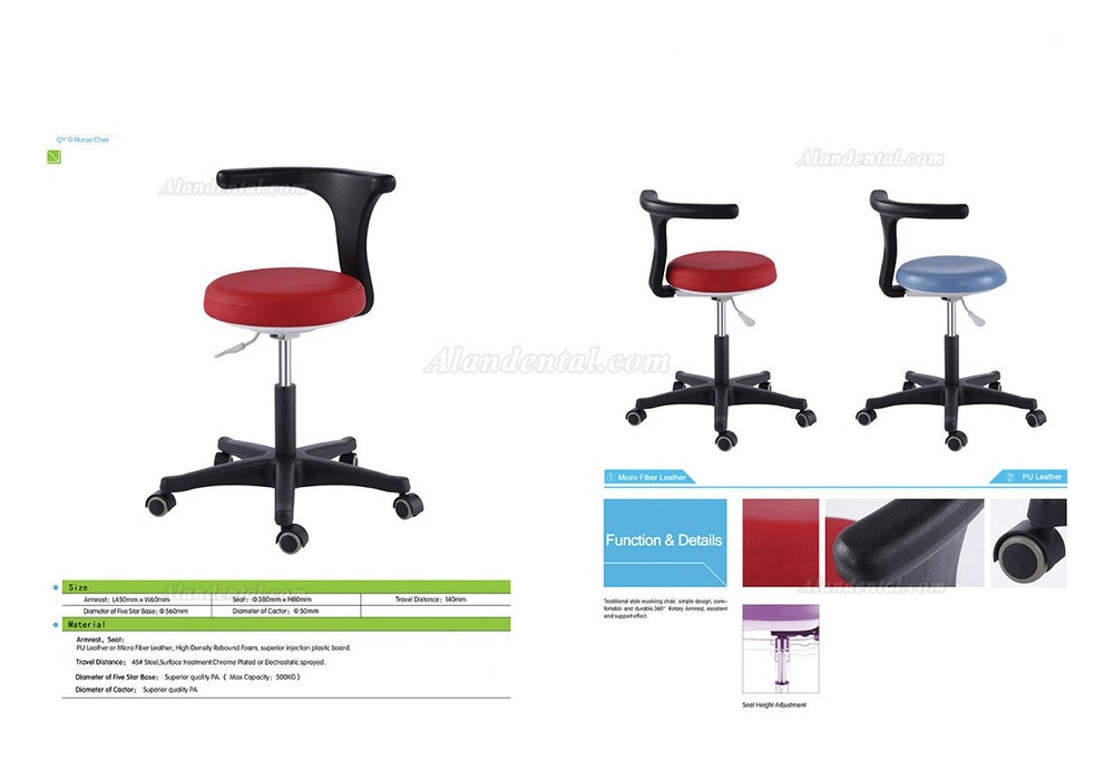 Dental Medical Office Stools Nurse Chair Dentla Assistant Stool With Armrest