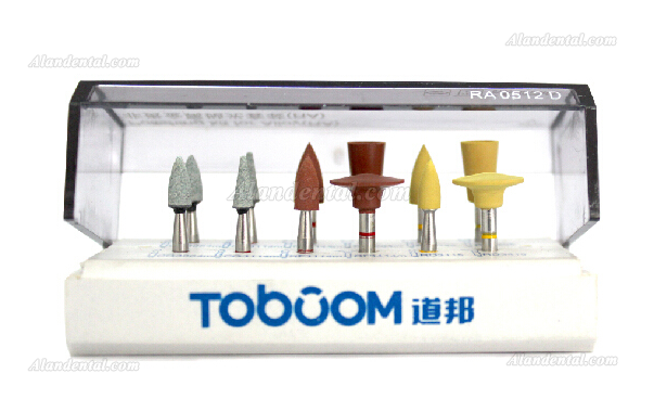 Toboom® RA0512D 10pcs Dental Lab Polishing Kit for Alloy