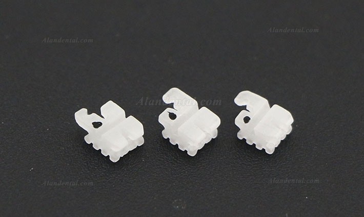 5Pack/20Pcs Dental Orthodontic Ceramic Bracket Braces ROTH 022 345 Hooks