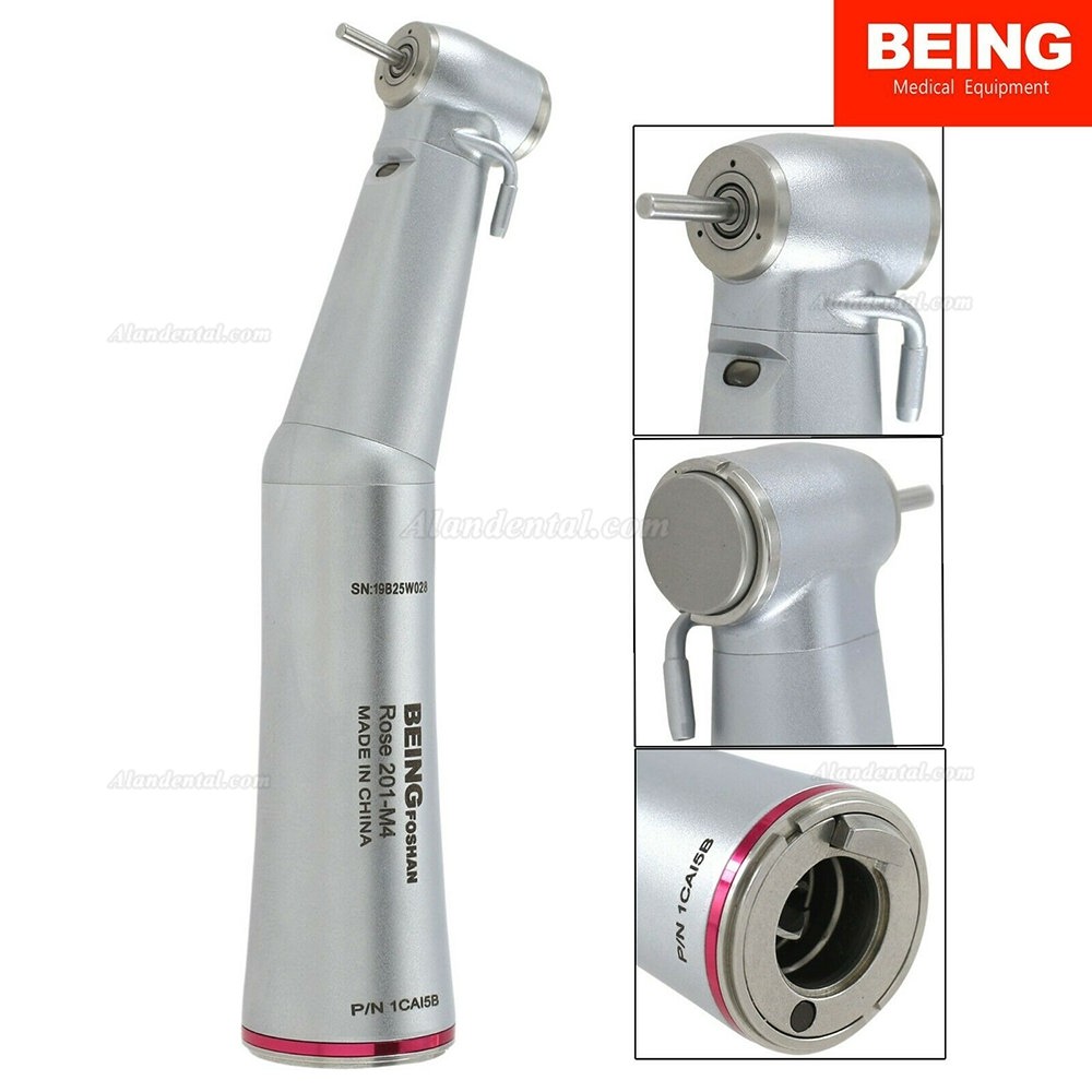 BEING Dental Built in Electric Motor + Rose 202CAI5-B Contra Angle Fiber Optic Handpiece