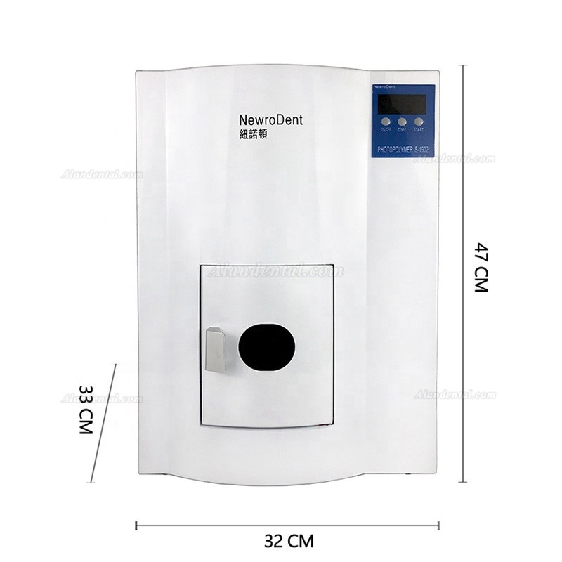 NewroDent® S-1902 Dental Lab Automatic Resin Light Curing Machine Dental Materials Photopolymer Unit