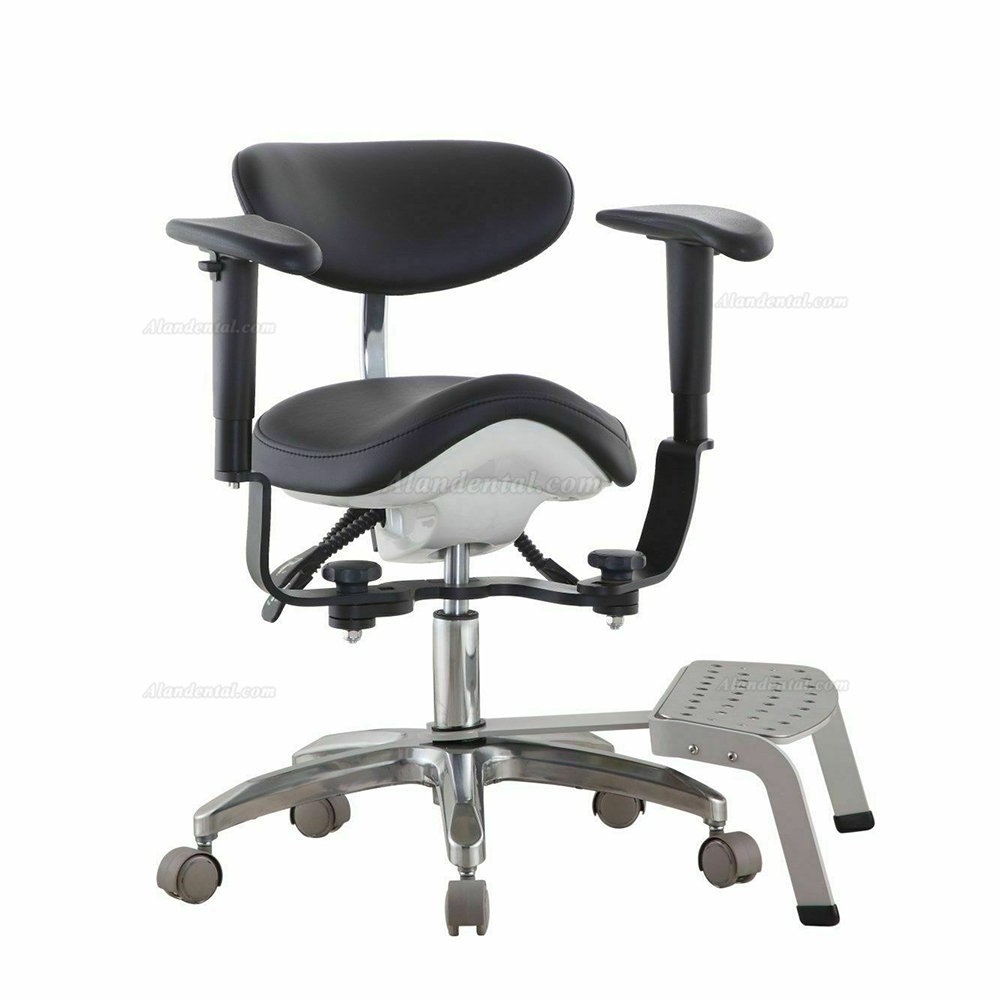 Qiyuan SDS-PB1 Dental Microscope Dynamic Chair Saddle Stool Dentist Chair with Foot Base 