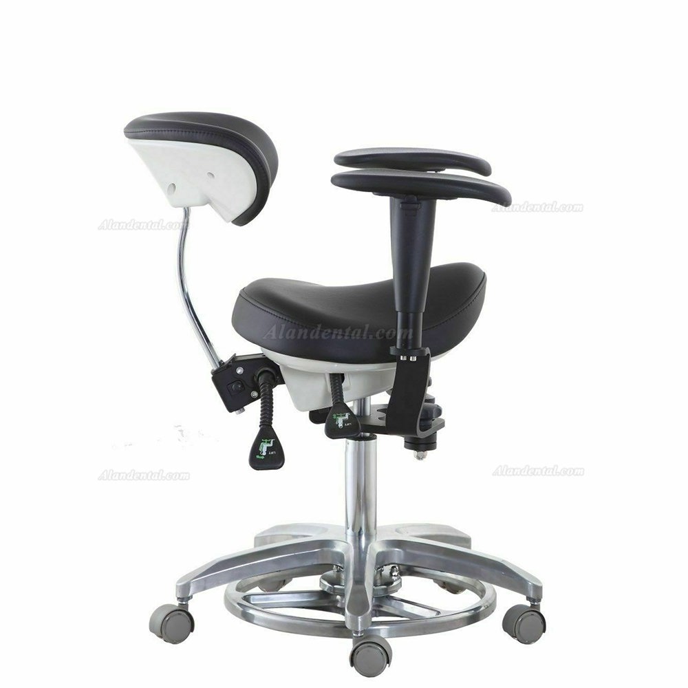 Qiyuan SDS-PB1 Dental Microscope Dynamic Chair Saddle Stool Dentist Chair with Foot Base 