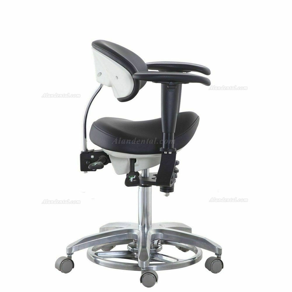 Qiyuan SDS-PB1 Dental Microscope Dynamic Chair Saddle Stool Dentist Chair with Foot Base 