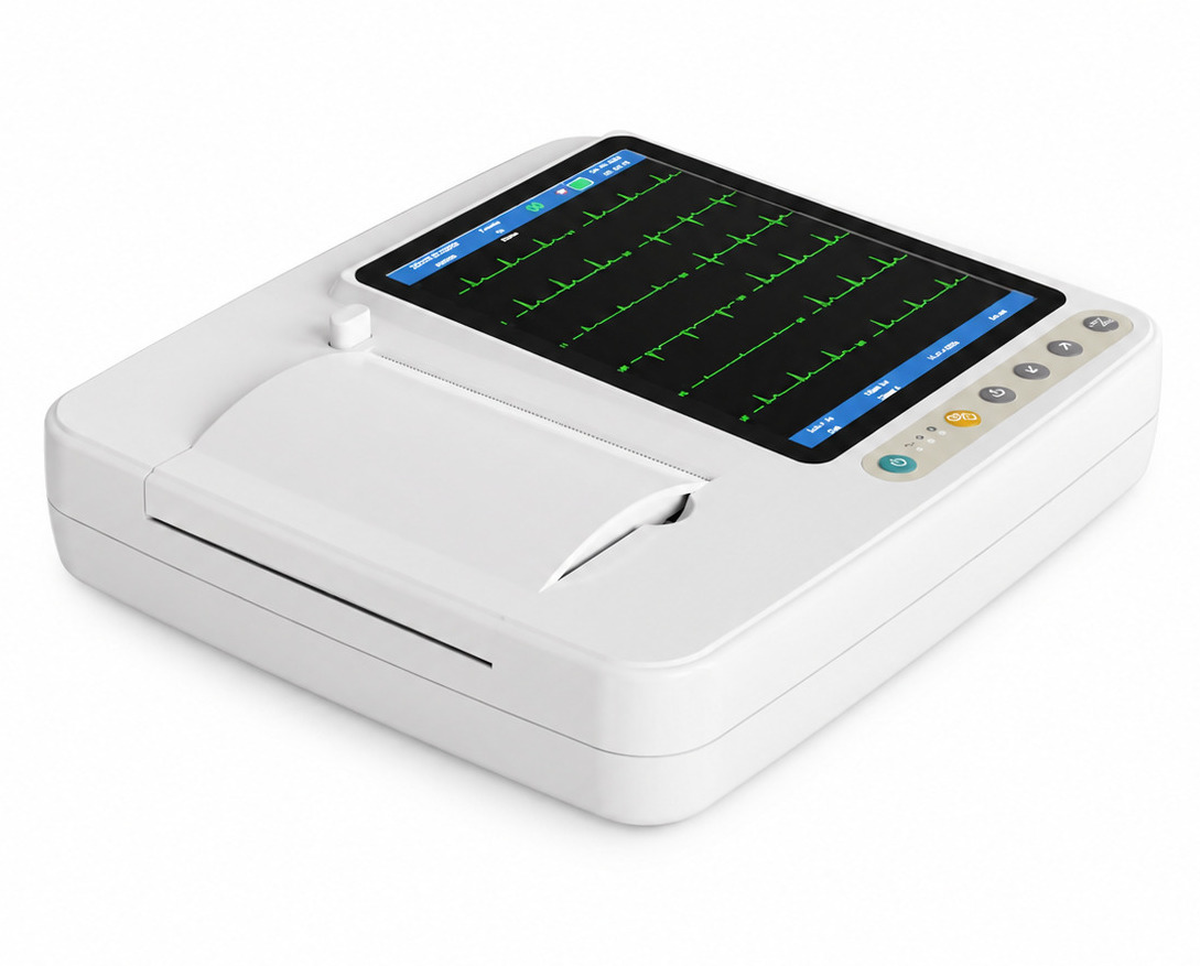 SINNOR ECG906 12-Lead Electrocardiograph ECG/EKG 6 Channels Display