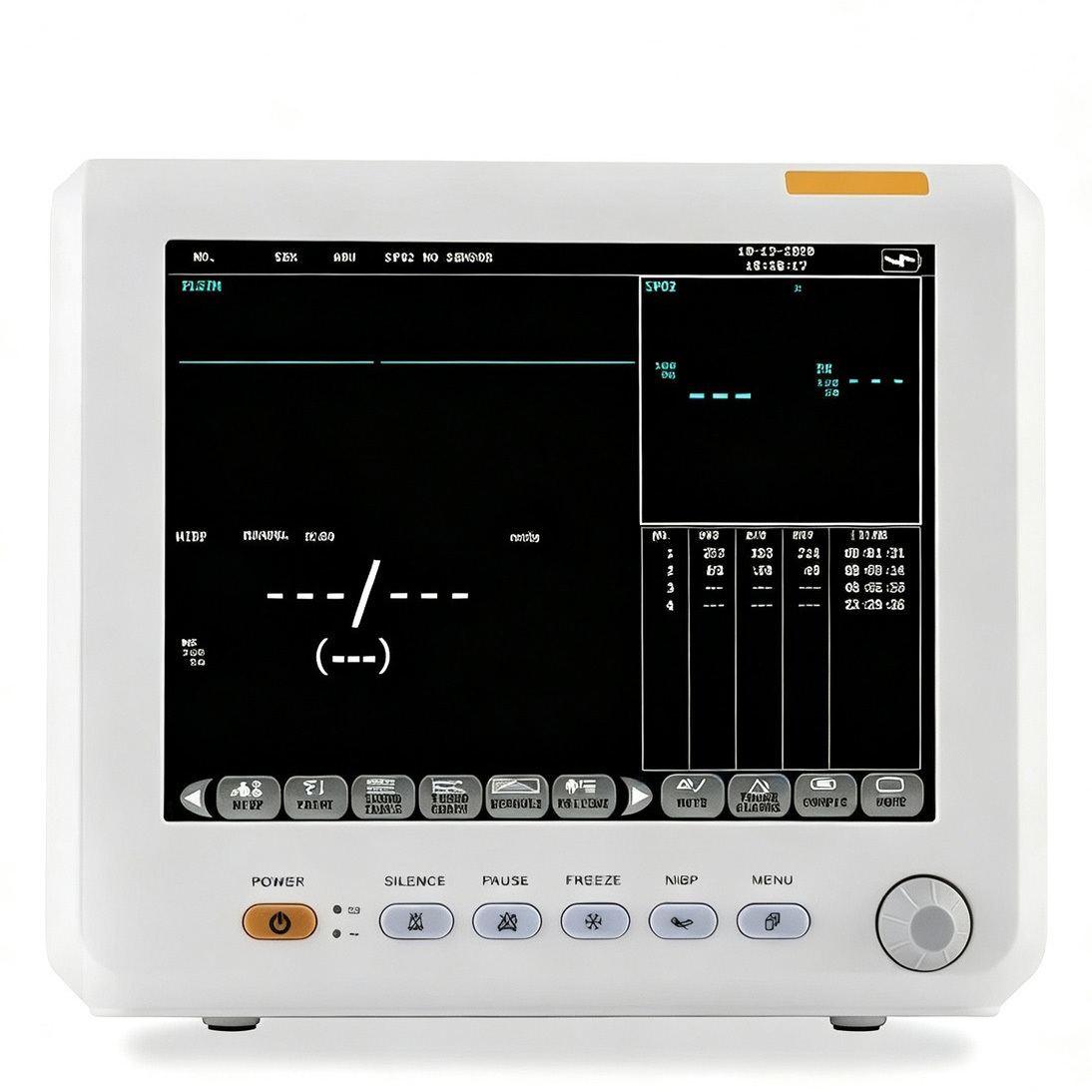 SINNOR SNP9000L-B 8'' Patient Monitor 4 Parameters (NIBP SPO2 PR TEMP)