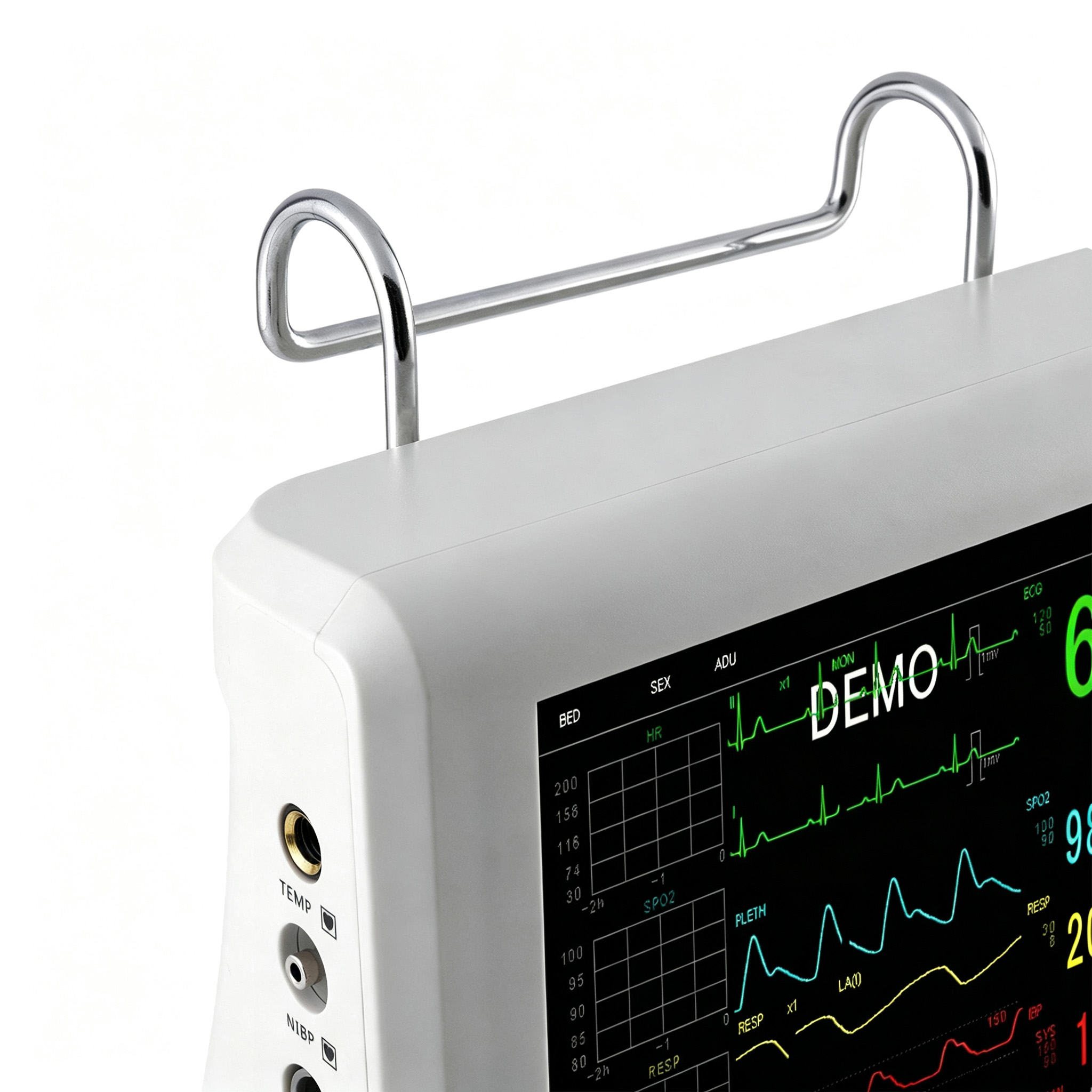 SINNOR SNP9000L-D 8'' Patient Monitor 6 Parameters (ECG NIBP RESP TEMP SPO2 PR)