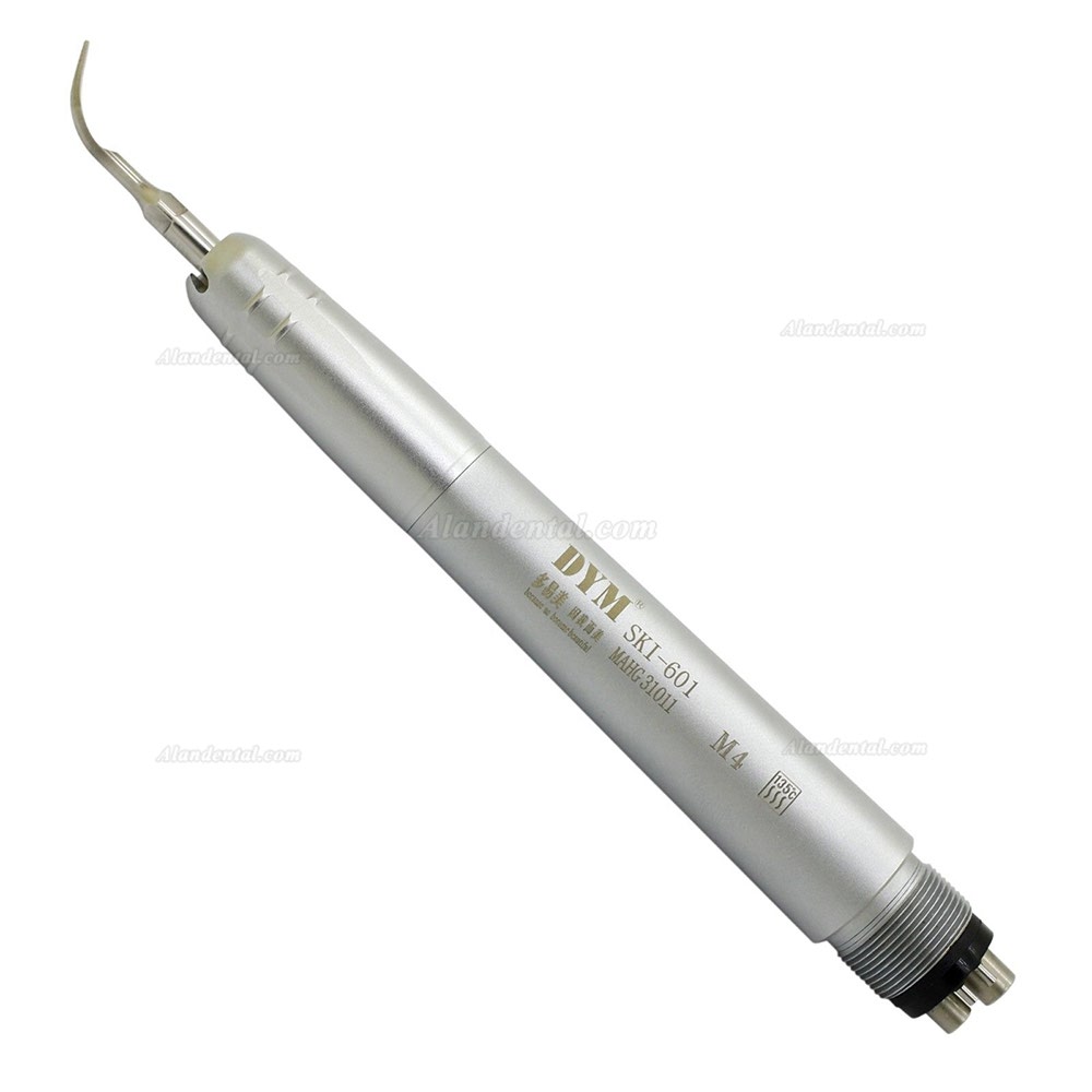 DYM SKI-601 Dental Hygienist Perio Air Scaler Handpiece 2 4 Hole + G1 G2 P1 tips