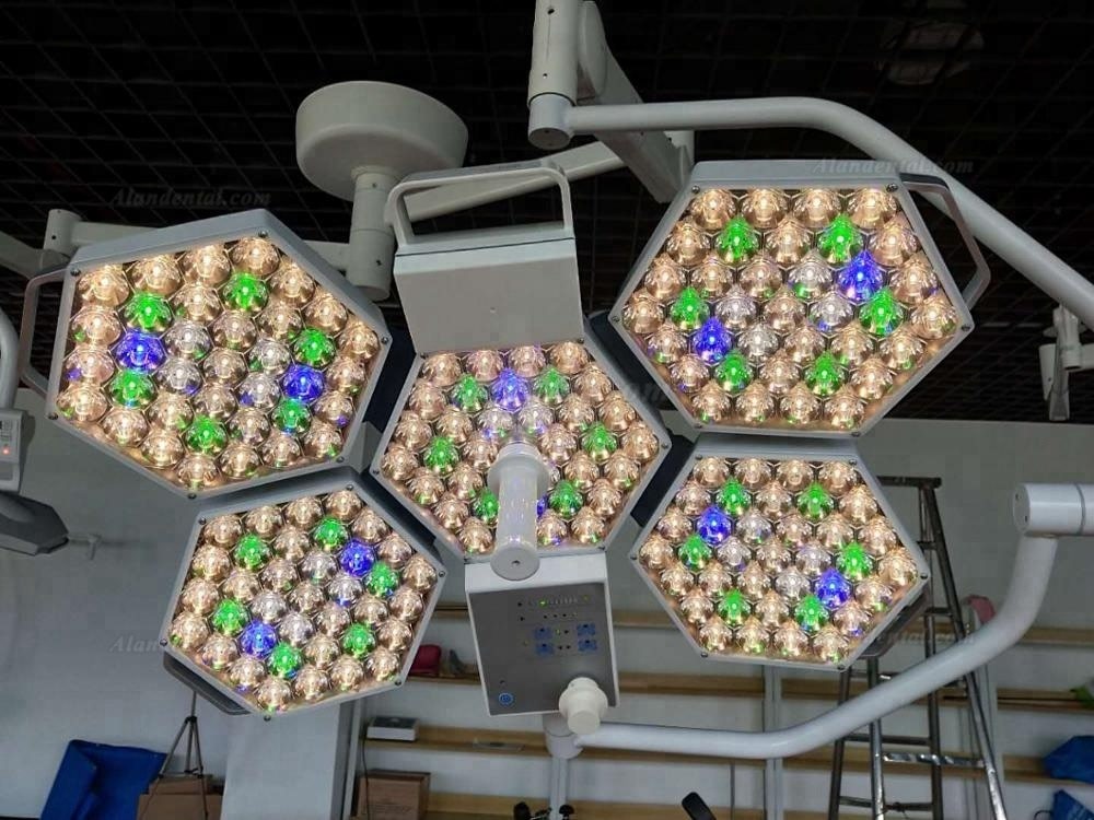 HFMED SY02-LED5+3-TV Surgical Centre LED Shadowless Light with Camera CE FDA Certification