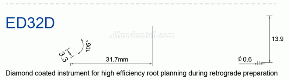 10Pcs Refine® Ultrasonic Root Canal Tips ED1 ED2 ED3 ED4 ED5 ED6 ED7 ED8 ED9 ED10 ED11 ED14 ED15 Fit SATELEC NSK DTE GNATUS