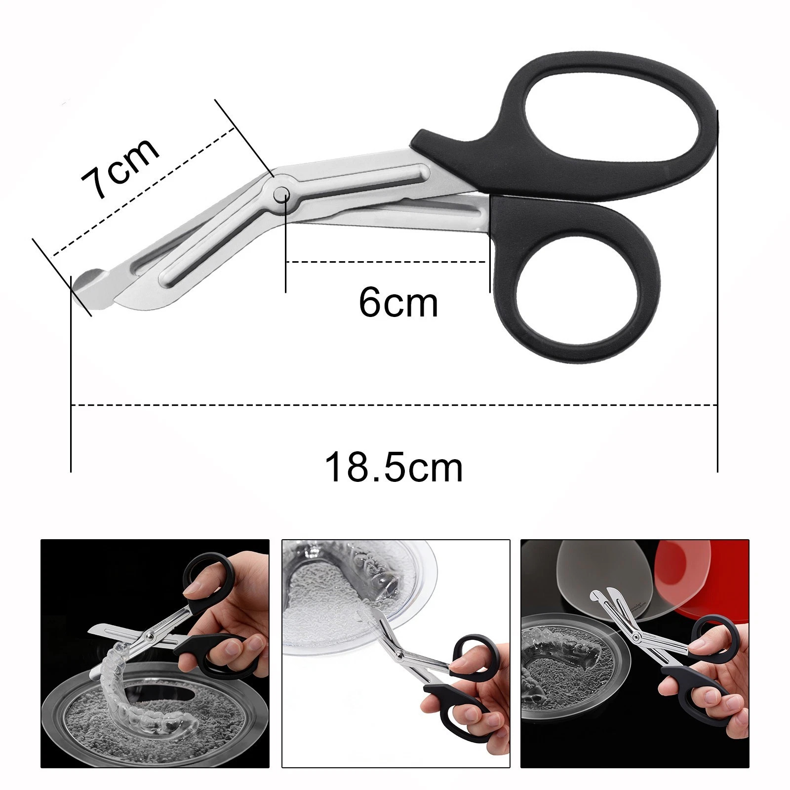 Stainless Steel Scissor for Cutting Dental Vacuumm Forming Hard Films