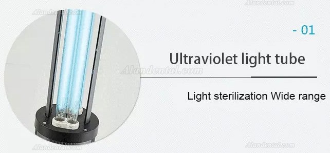 150W Human Body Induction Automatic Switch UV Sterilizer Lamp Intelligent Automatic Telescopic UVC Disinfection Light