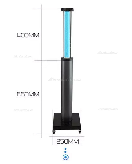 150W Human Body Induction Automatic Switch UV Sterilizer Lamp Intelligent Automatic Telescopic UVC Disinfection Light