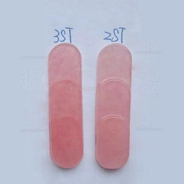 5 Pcs 98mm Dental Lab Pink PMMA Blocks Disk with Bloodshot (Wieland System)