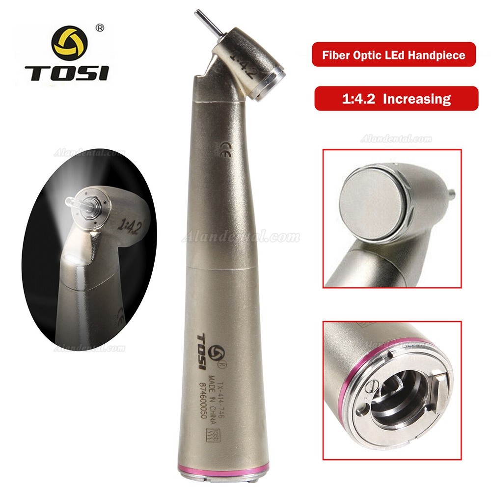 Produktbild von Dental Inner Spray 1:5 LED Fiber Optic Contra Angle Handpiece – Standard Handstück