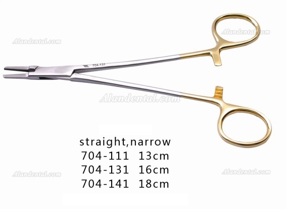 13CM/16CM/18CM Dental Needle Holders Straight Narrow Plier with TC