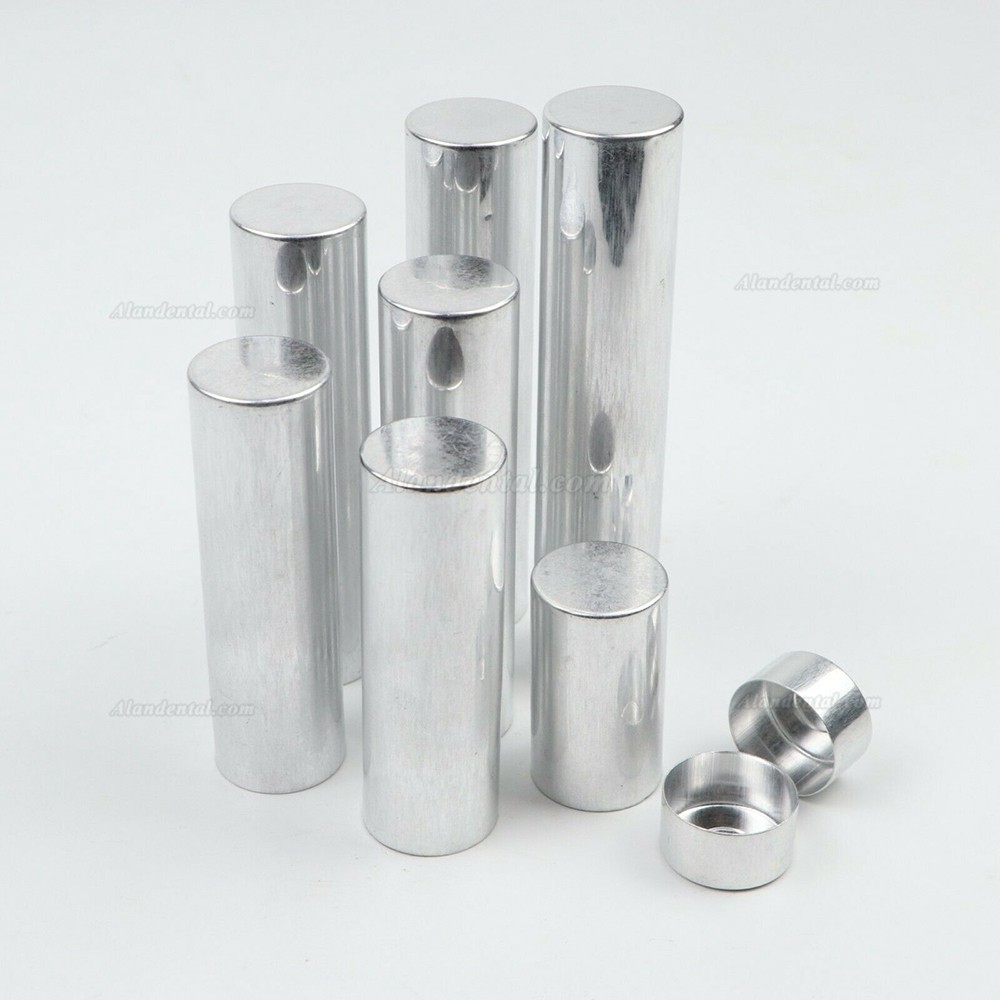 100PCS 25.5*45mm Dental Lab Empty Aluminum Tube Cartridges For Flexible Acrylic