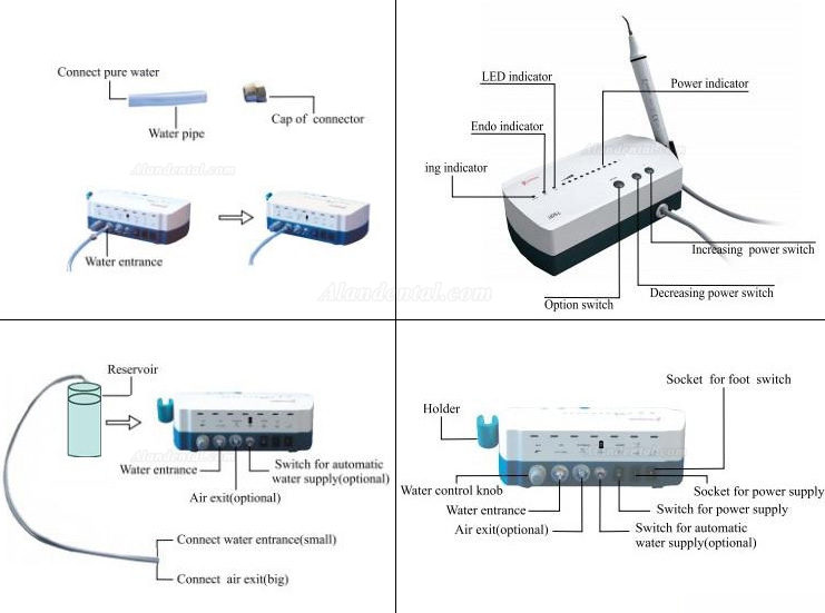 Woodpecker® UDS-L Fiber Optic Ultrasonic Scaler with LED