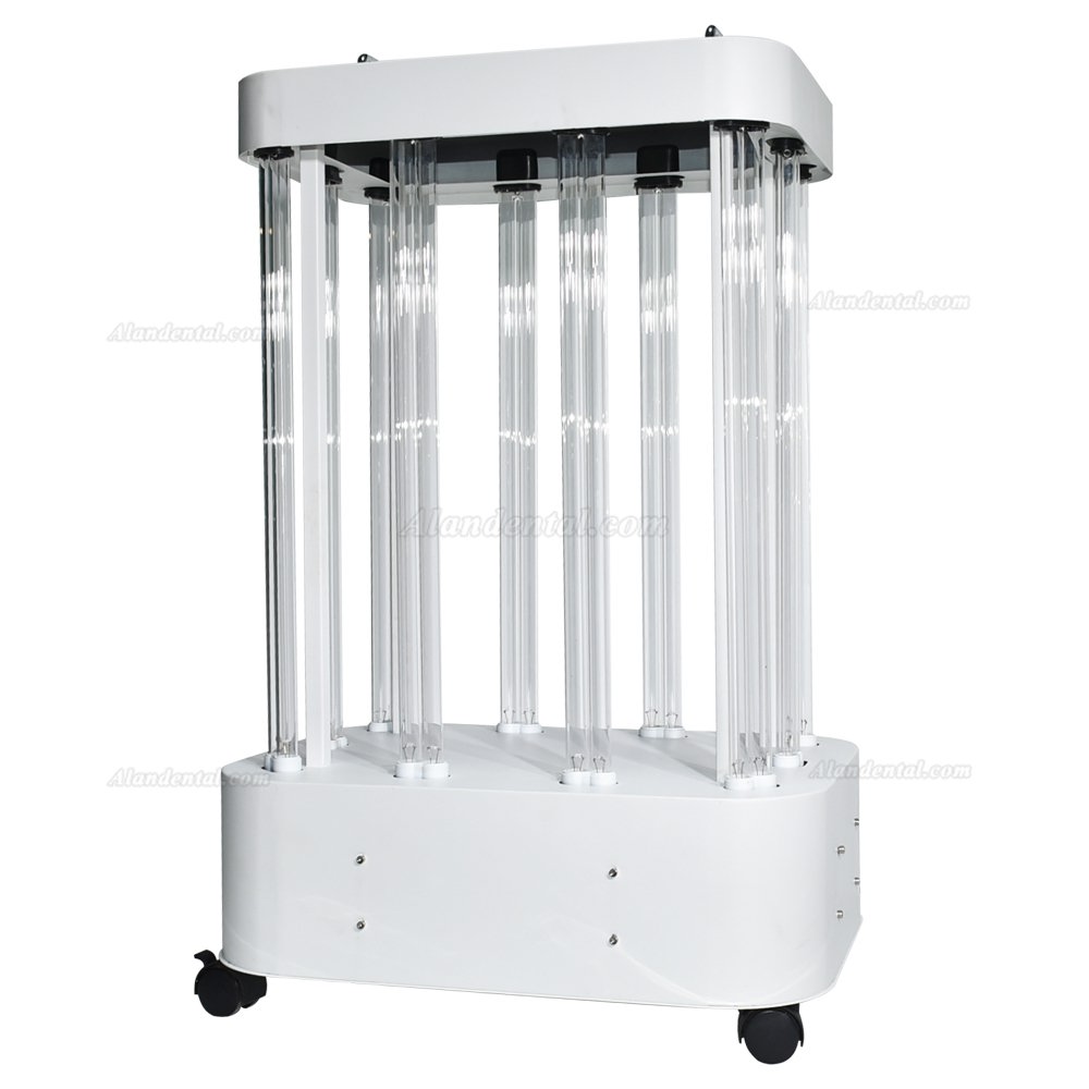 1000-1500W UVc Ozone Sterilizer Germicidal Lamp Professional UVC Light Sterilization Trolley