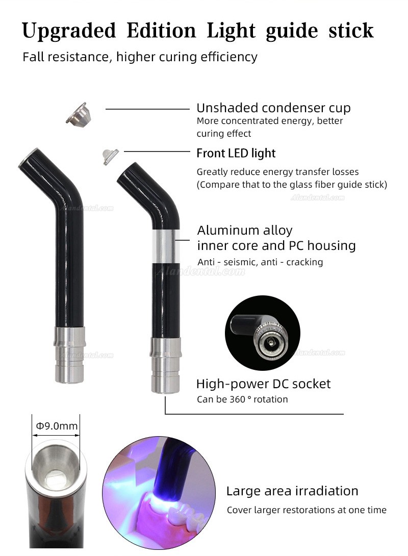 LY® Dental Curing Light Wireless LED 1500mw Lamp (Upgraded Edition)