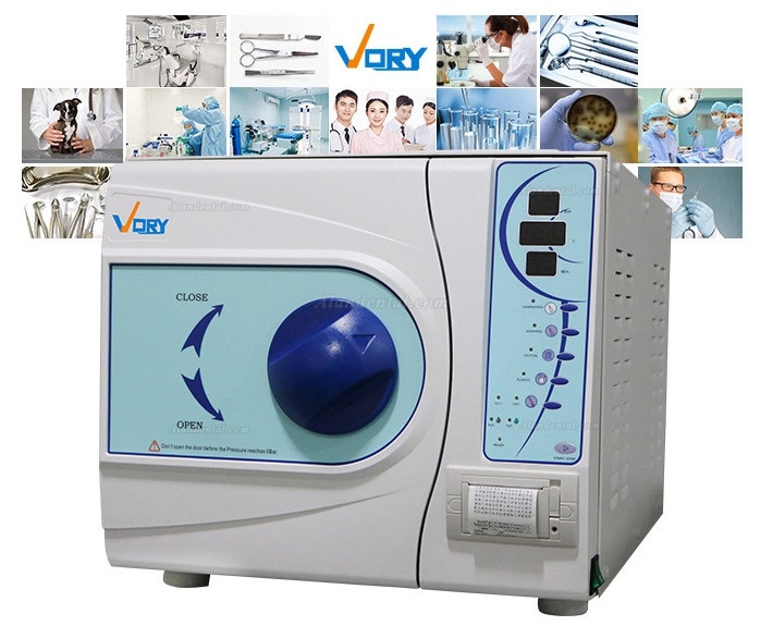 VORY 18L/23L Vacuum Steam Autoclave Medical Dental Autoclave Sterilizer+Printer