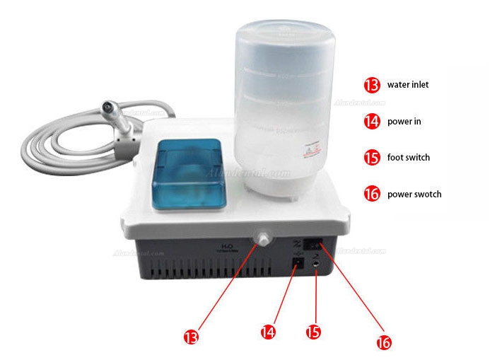 VRN®A8 Ultrasonic Scaler Wireless Control Auto-water Supply LED EMS Compatible