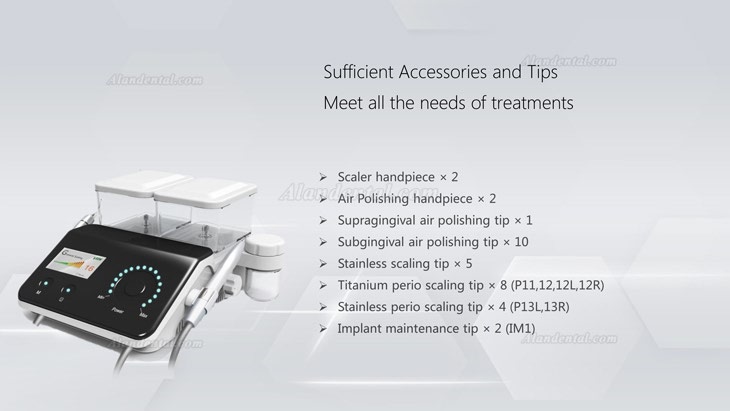 Vrn Q6 Dental No-pain Ultrasonic Scaler + Air Polisher