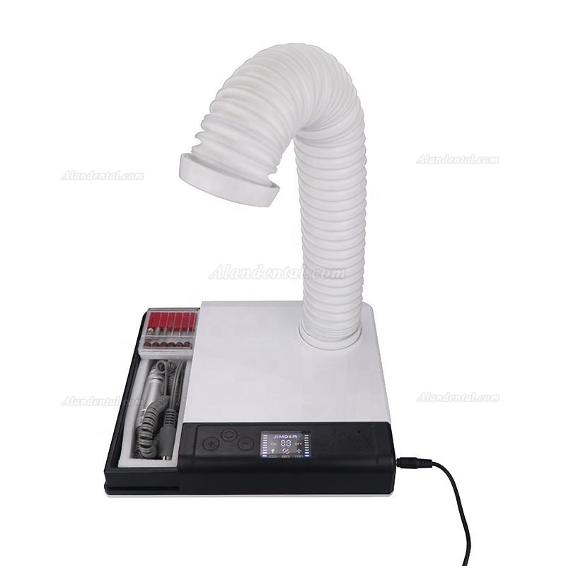 Dental Lab Portable Vacuum Cleaner Extractor Suction Machine with 3 LED Lights