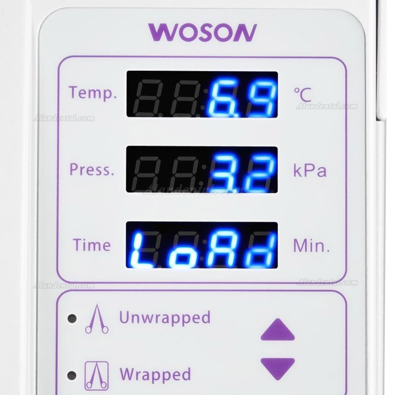 WOSON® TANDA 18/23L Autoclave Sterilizer Class B