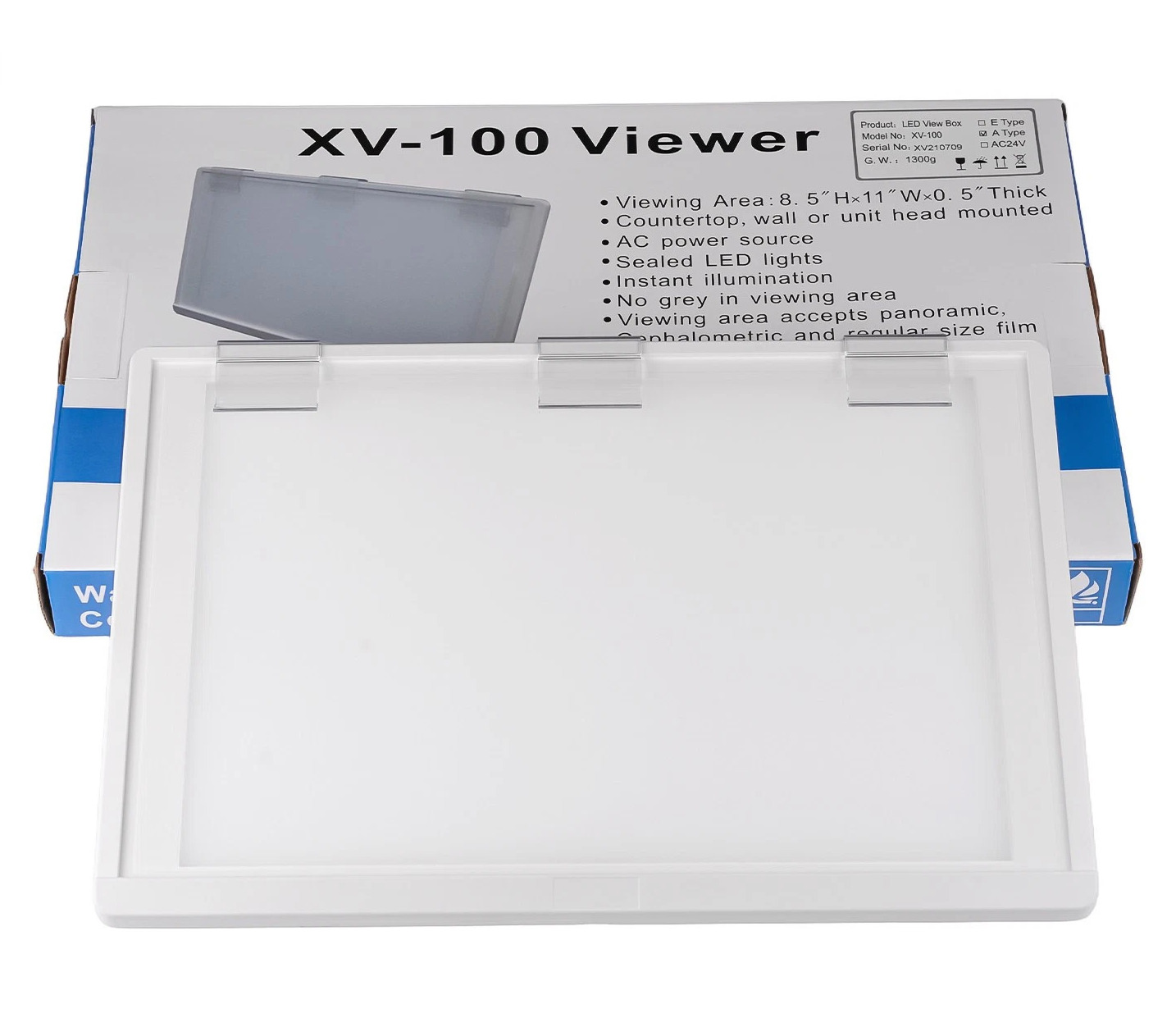 X-Ray Film Reader / Dental X-Ray Film Illuminator Light Box VX-100