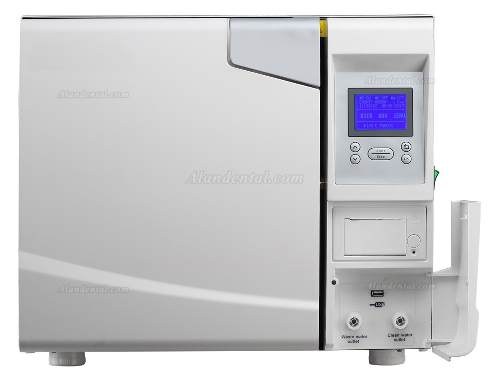 17L Dental Class B Vacuum Steam Autoclave With Printer And Drying Cycle