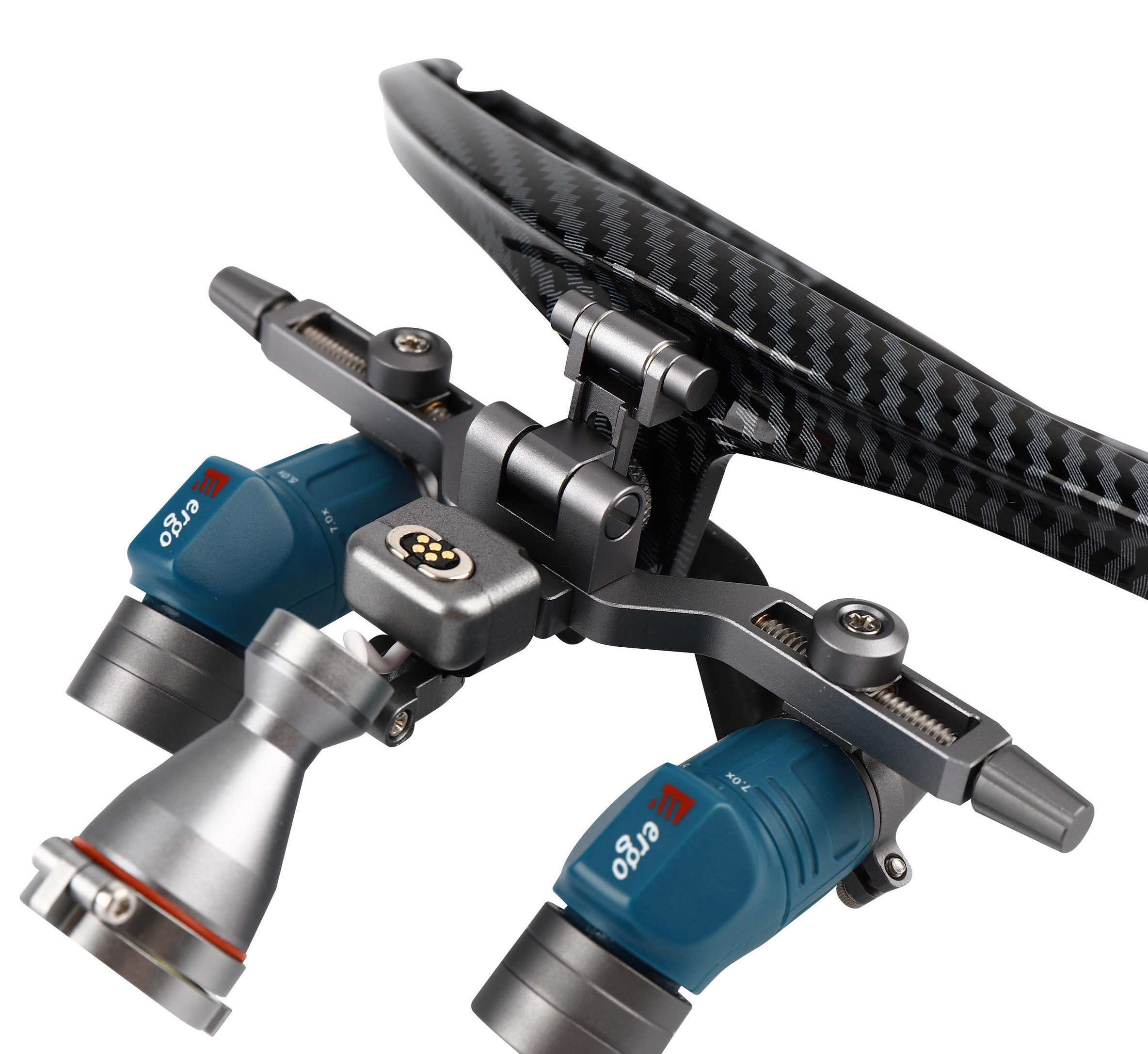 YUYO EL+WL-ii 3.5x 5x 7x Zoom Dental Loupes With Dental Headlight