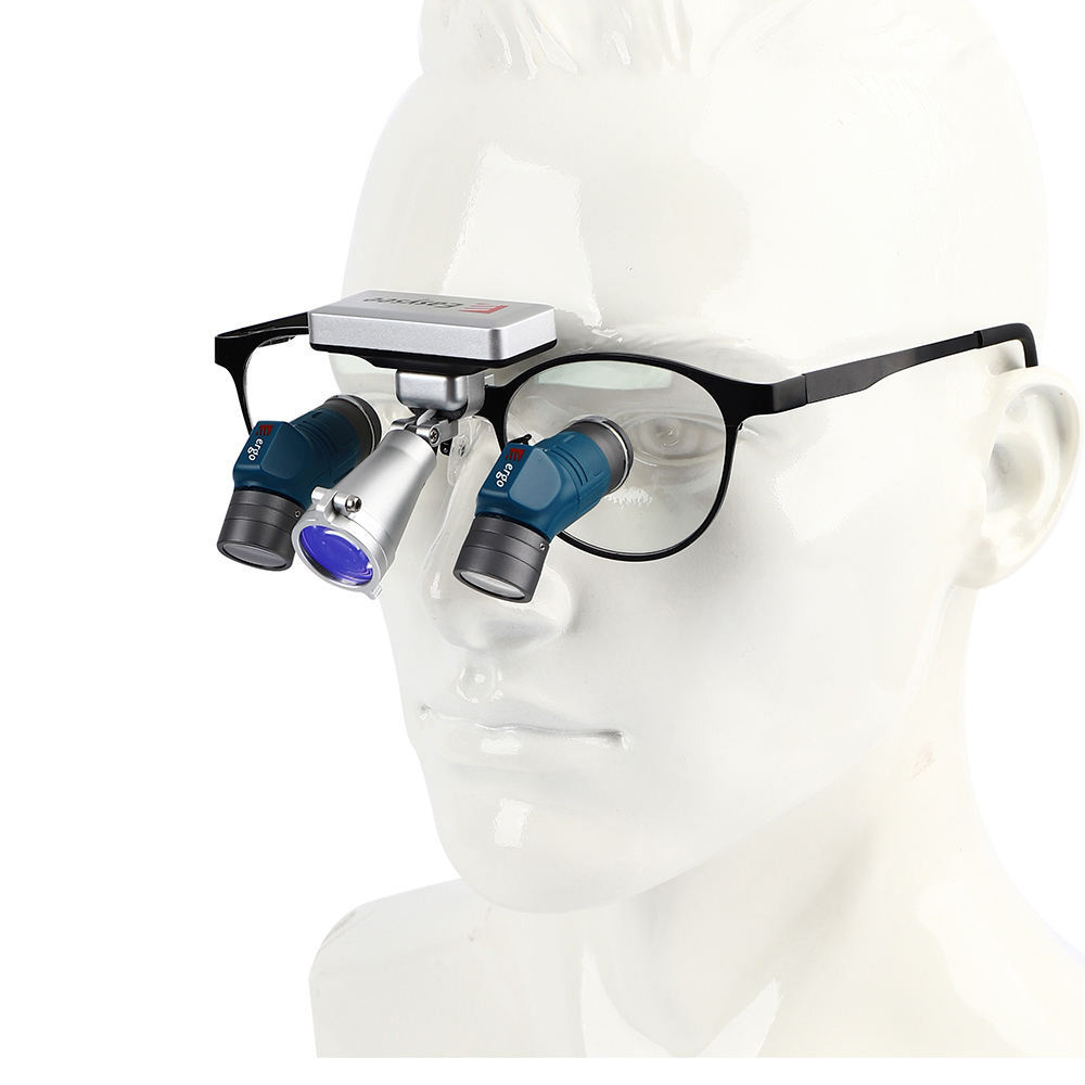 YUYO ET-2+WL-2-001-II 3.5x 5x 7x Zoom Dental Loupes + Surgical Head Light